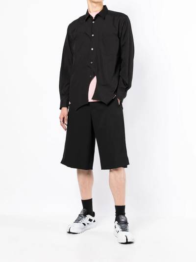 Comme des Garçons Homme Plus asymmetric long-sleeve shirt outlook