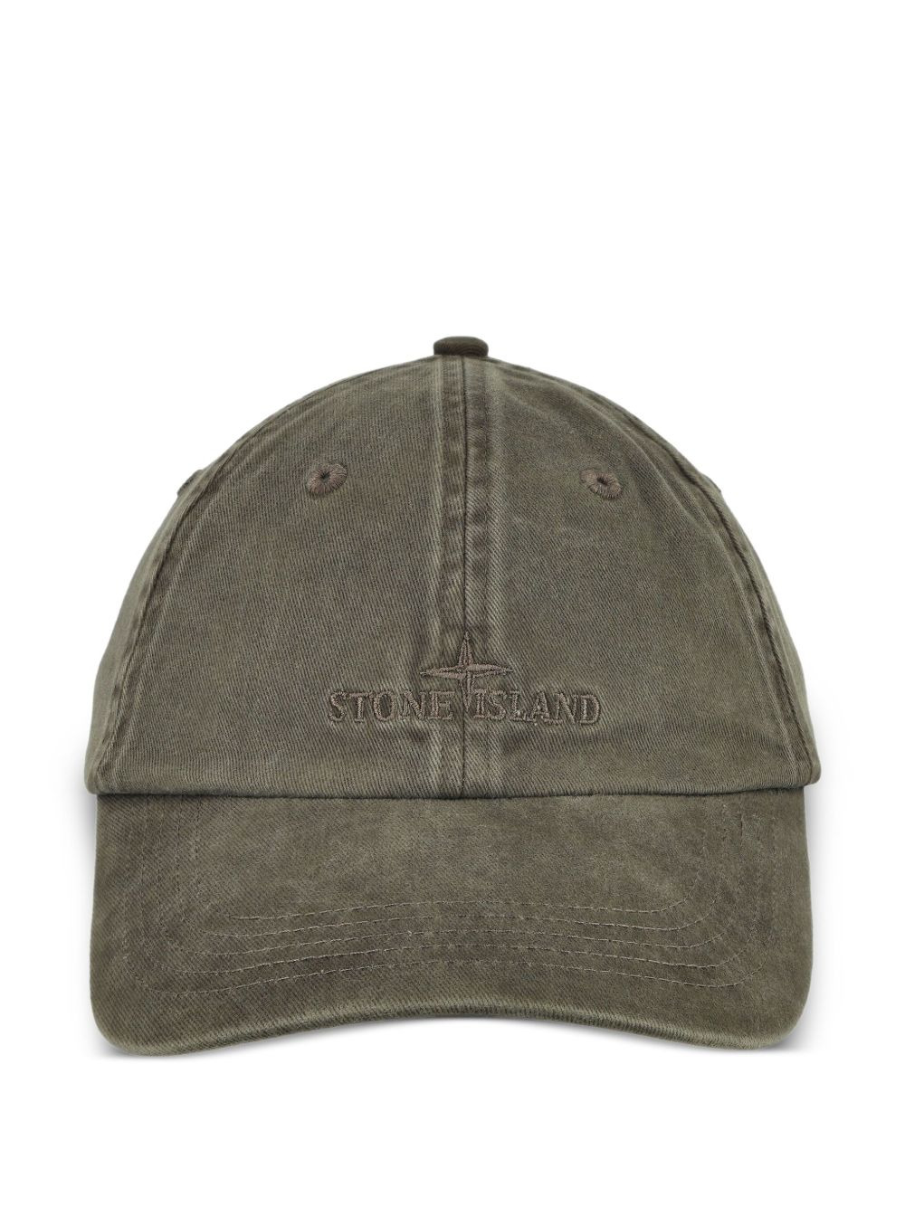 embroidered-logo baseball cap - 1
