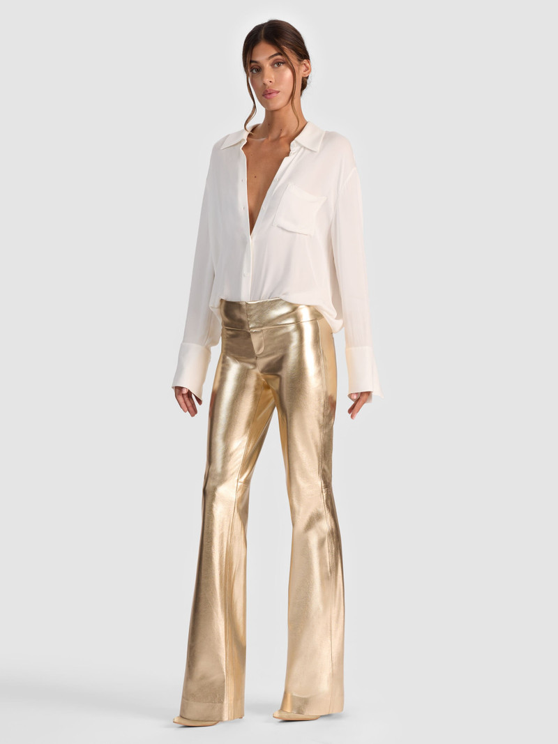 OLIVIA VEGAN BOOTCUT PANT 6
