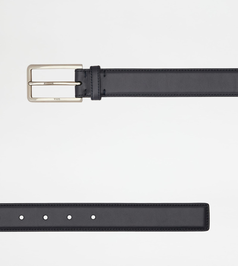 Tod's BELT IN LEATHER - BLUE outlook