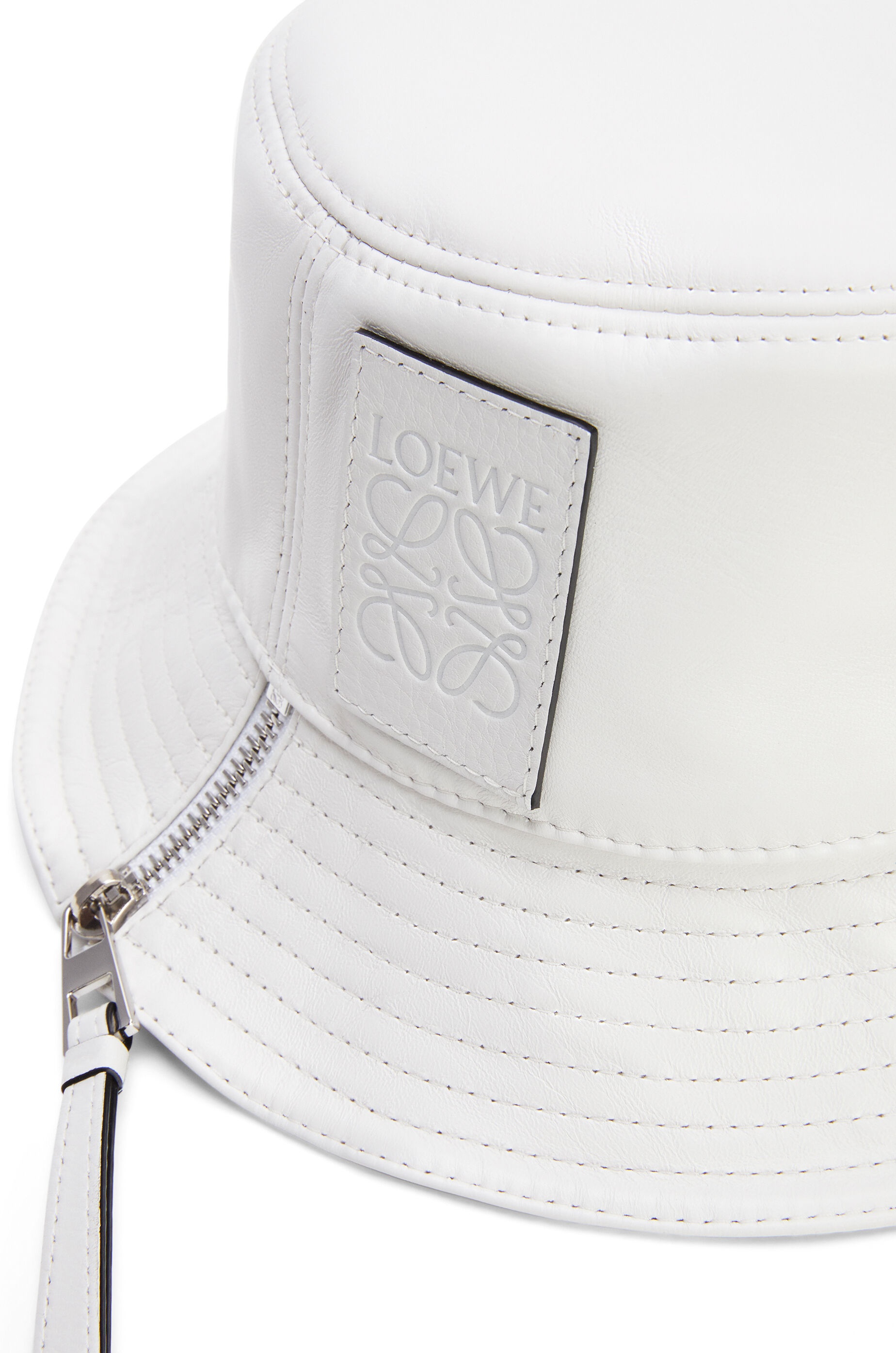 Fisherman hat in nappa calfskin - 5