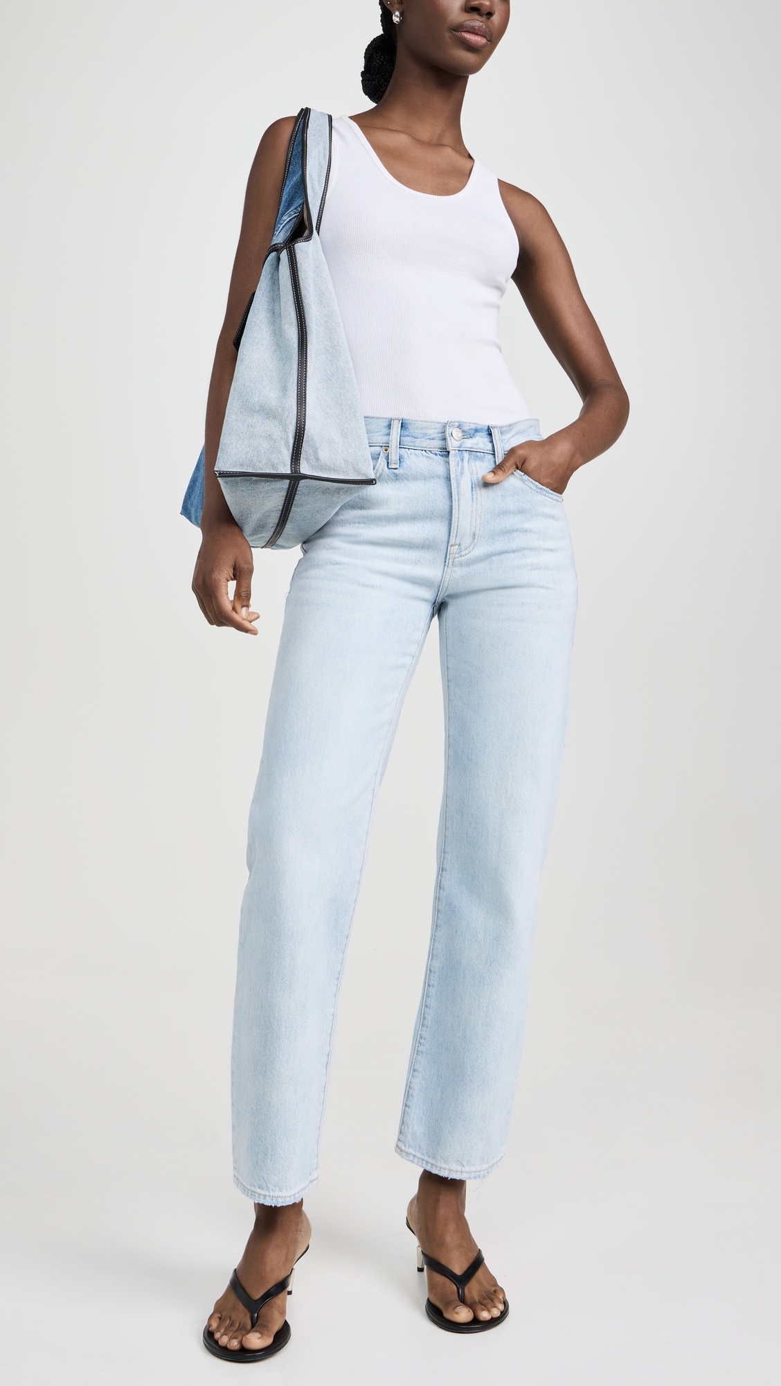 Denim Market Tote - 6