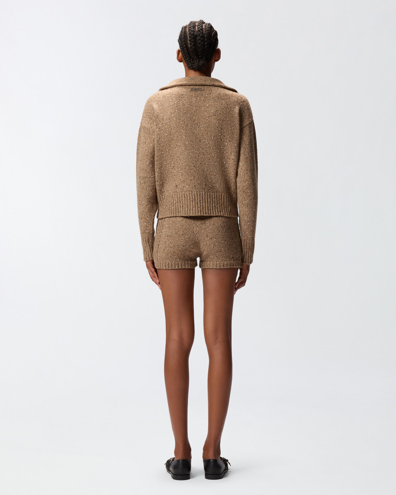 V-NECK SWEATER WITH RHINESTONES 4