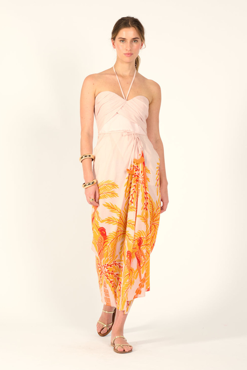 Long Dress Collina - Yellow Palmrott 1
