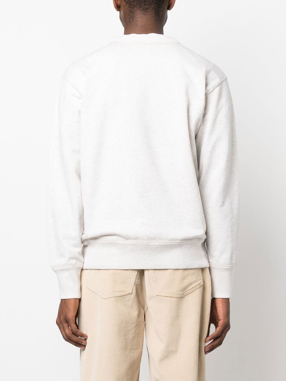 crew-neck cotton-blend sweatshirt - 4