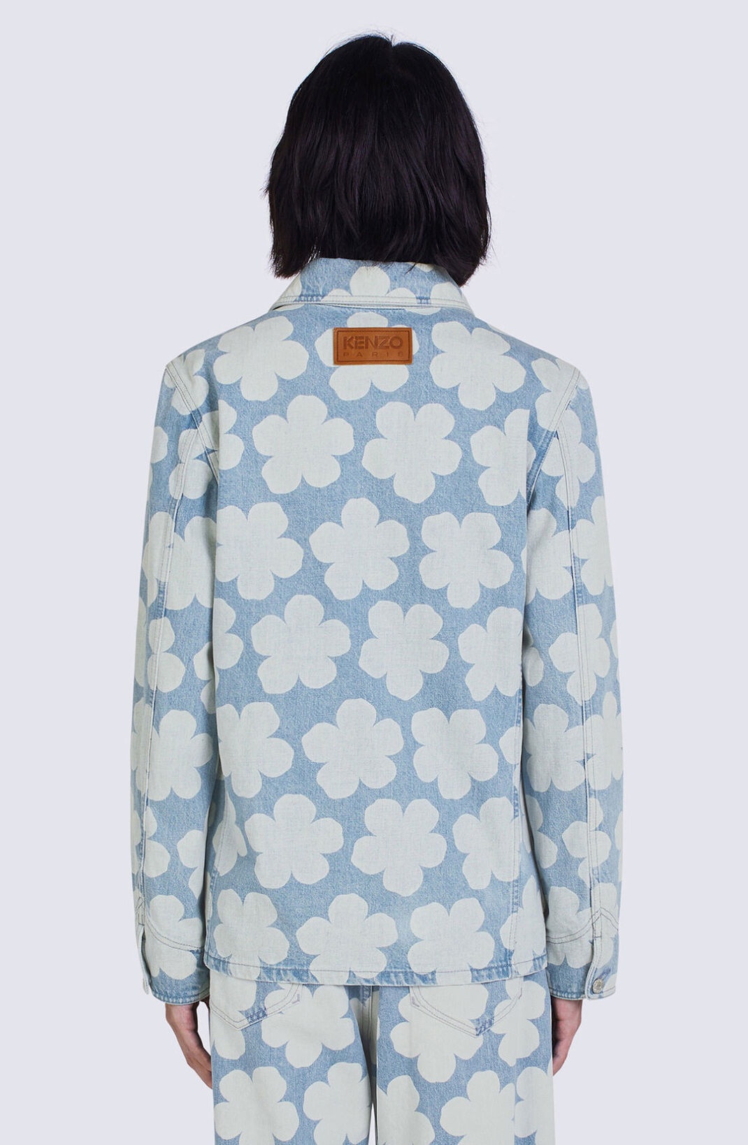 'Hana Dots' denim workwear jacket - 6