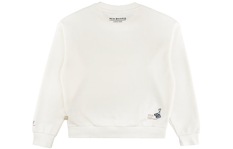 (WMNS) New Balance x Zero per Zero Sweatshirt 'White' NCA47012-IV - 2