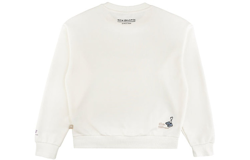 New Balance (WMNS) New Balance x Zero per Zero Sweatshirt 'White' NCA47012-IV outlook