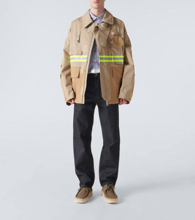 Junya Watanabe MAN Triple Layer cotton-blend ripstop jacket outlook