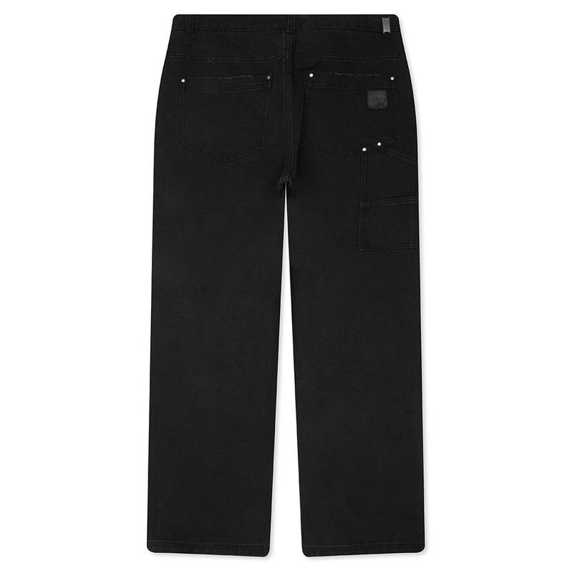 REPRESENT HEATON WORKER PANT - JET BLACK outlook