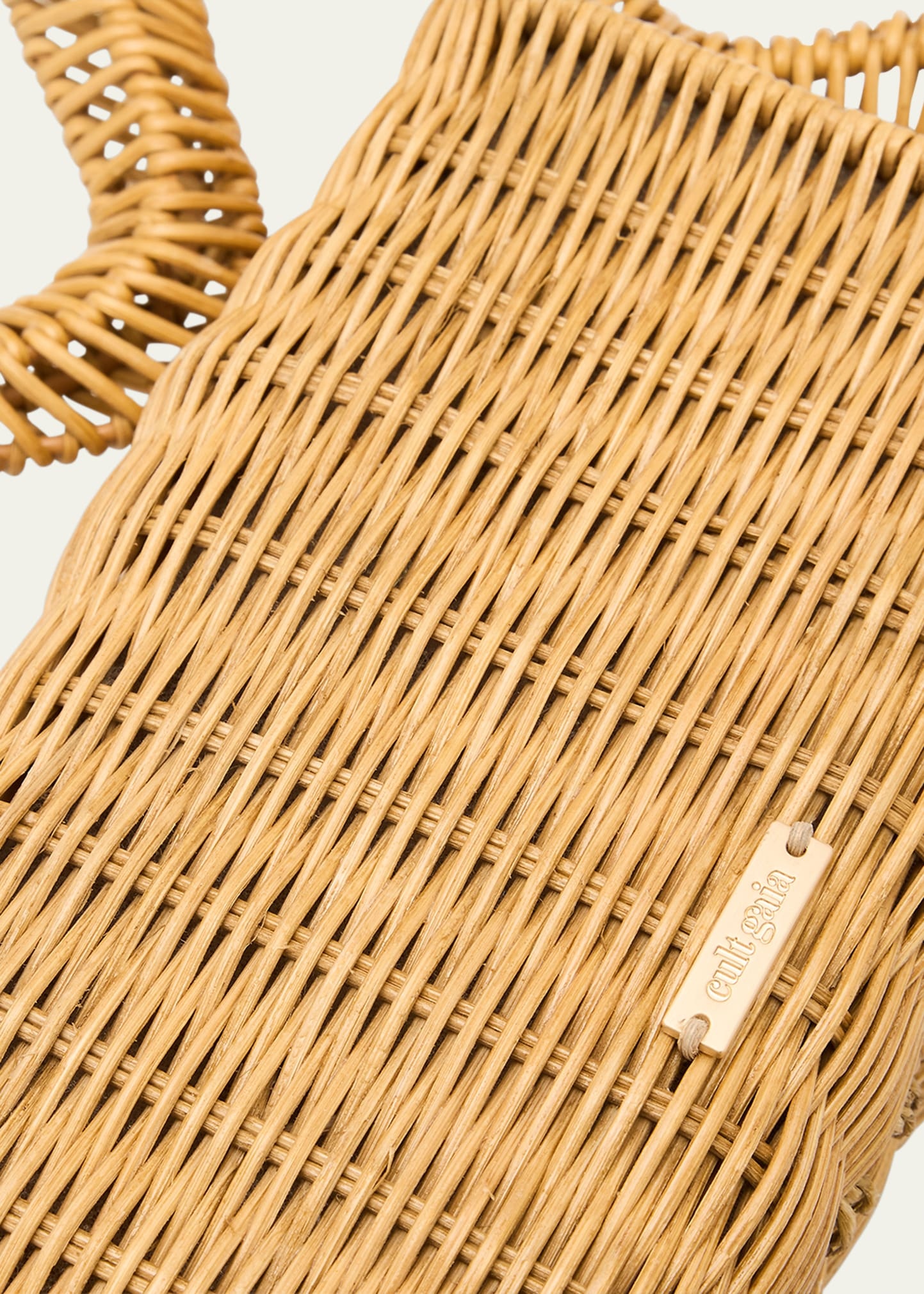 Elsa Wavy Rattan Clutch Bag - 5