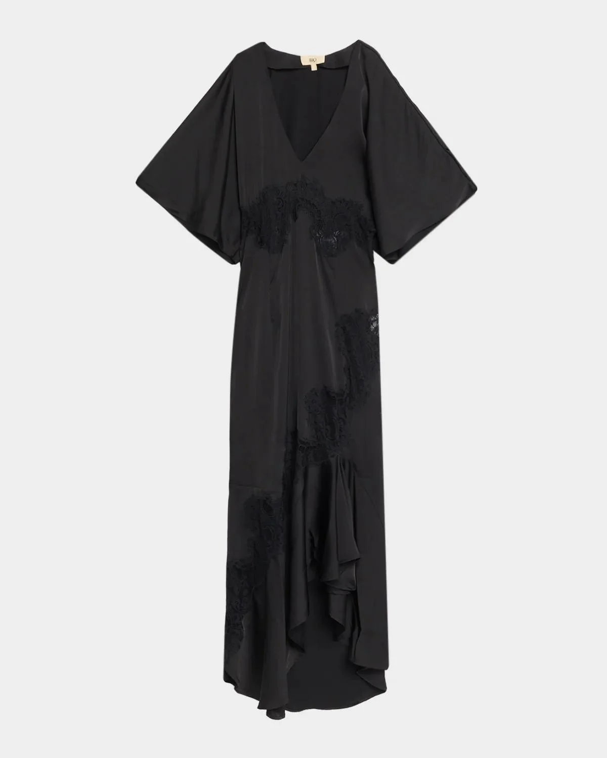 Aralyn Lace Satin High-Low Dress - 1