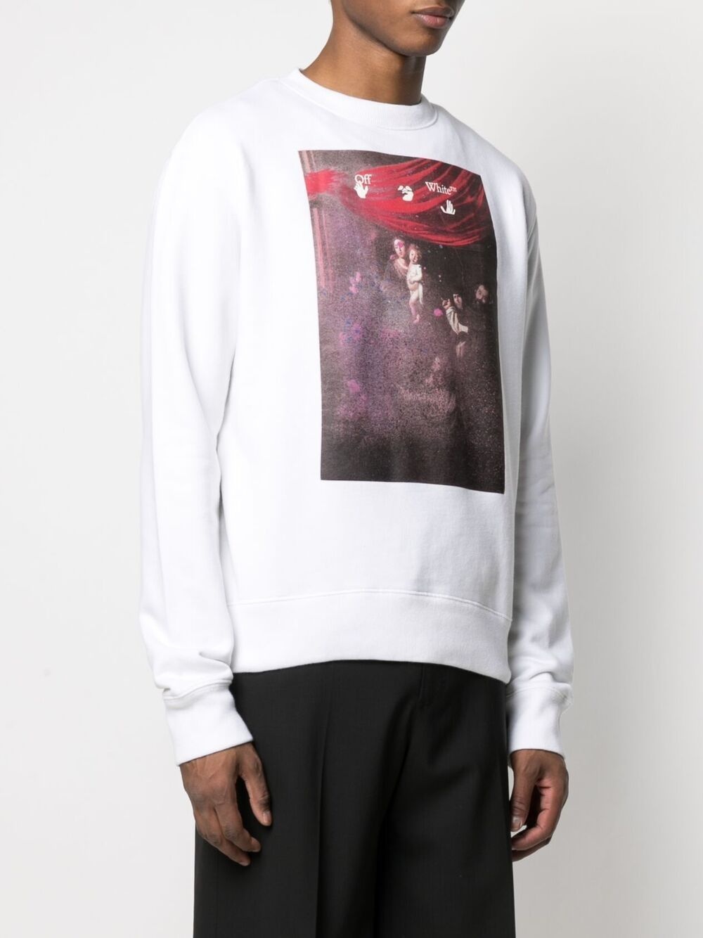 Arrows-motif printed sweatshirt - 3