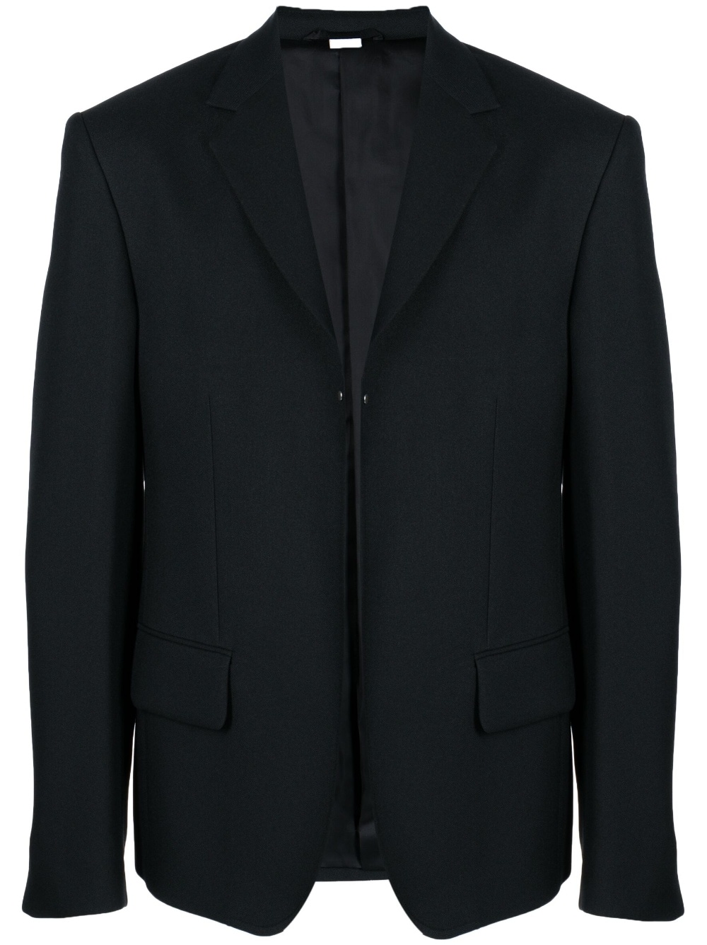 buttonless long-sleeved blazer - 1