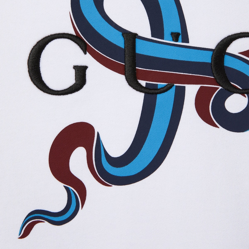 Printed cotton jersey T-shirt 7