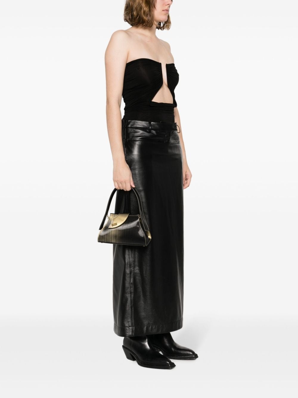 Comma logo-plaque shoulder bag - 3