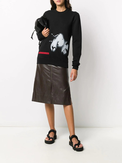 Rick Owens DRKSHDW Performa graphic print sweatshirt outlook