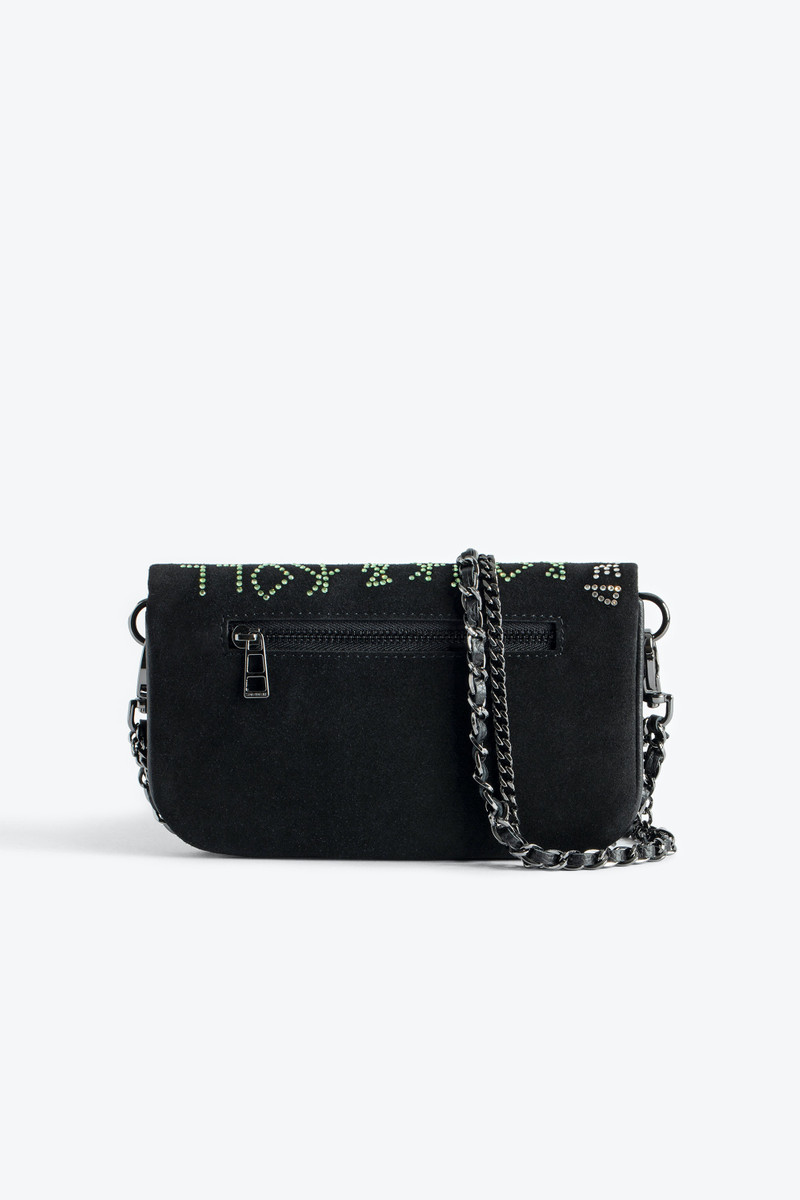 Zadig & Voltaire Rock Nano Tag Diamanté Clutch outlook