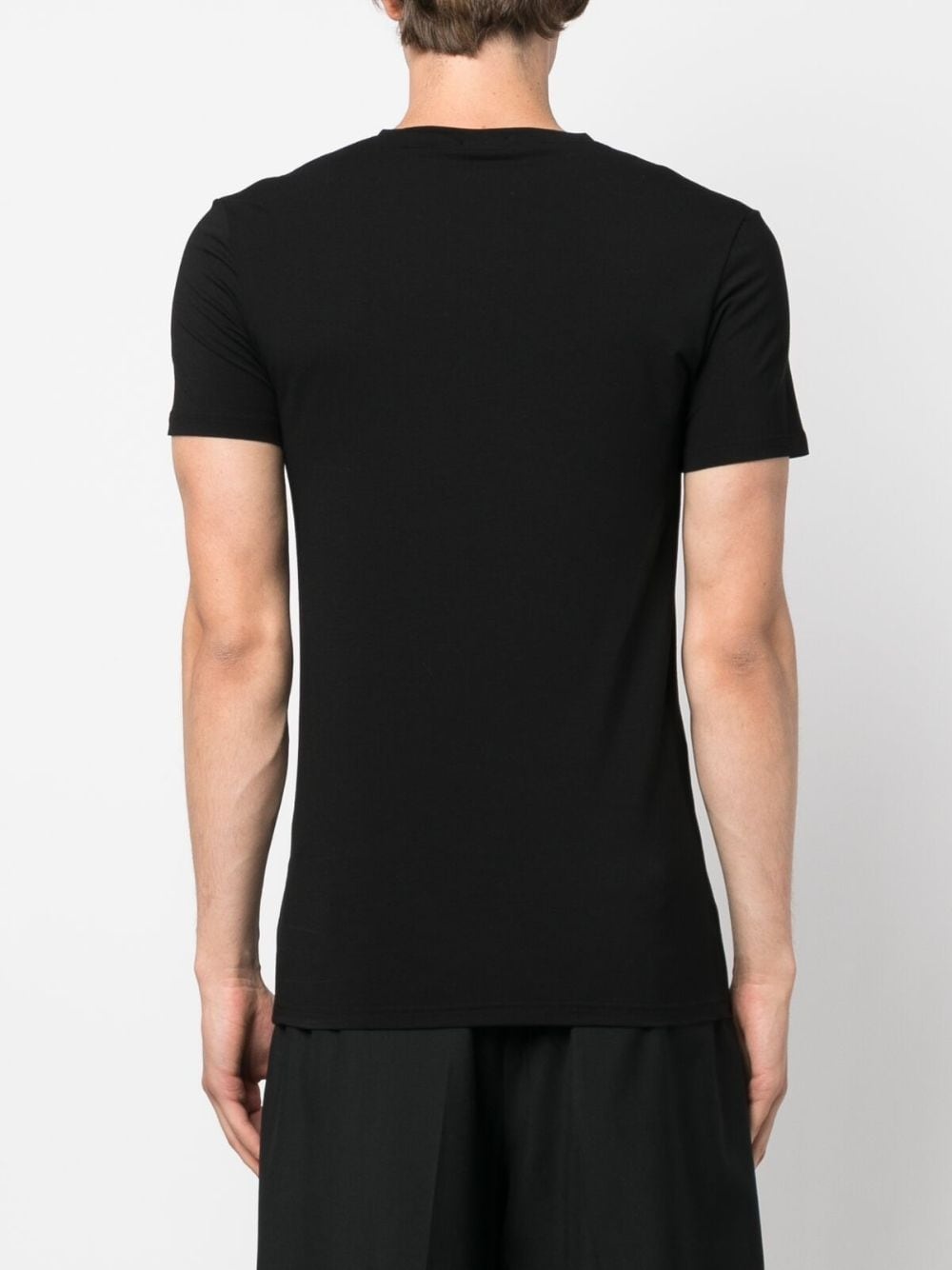 V-neck stretch-cotton T-shirt - 4