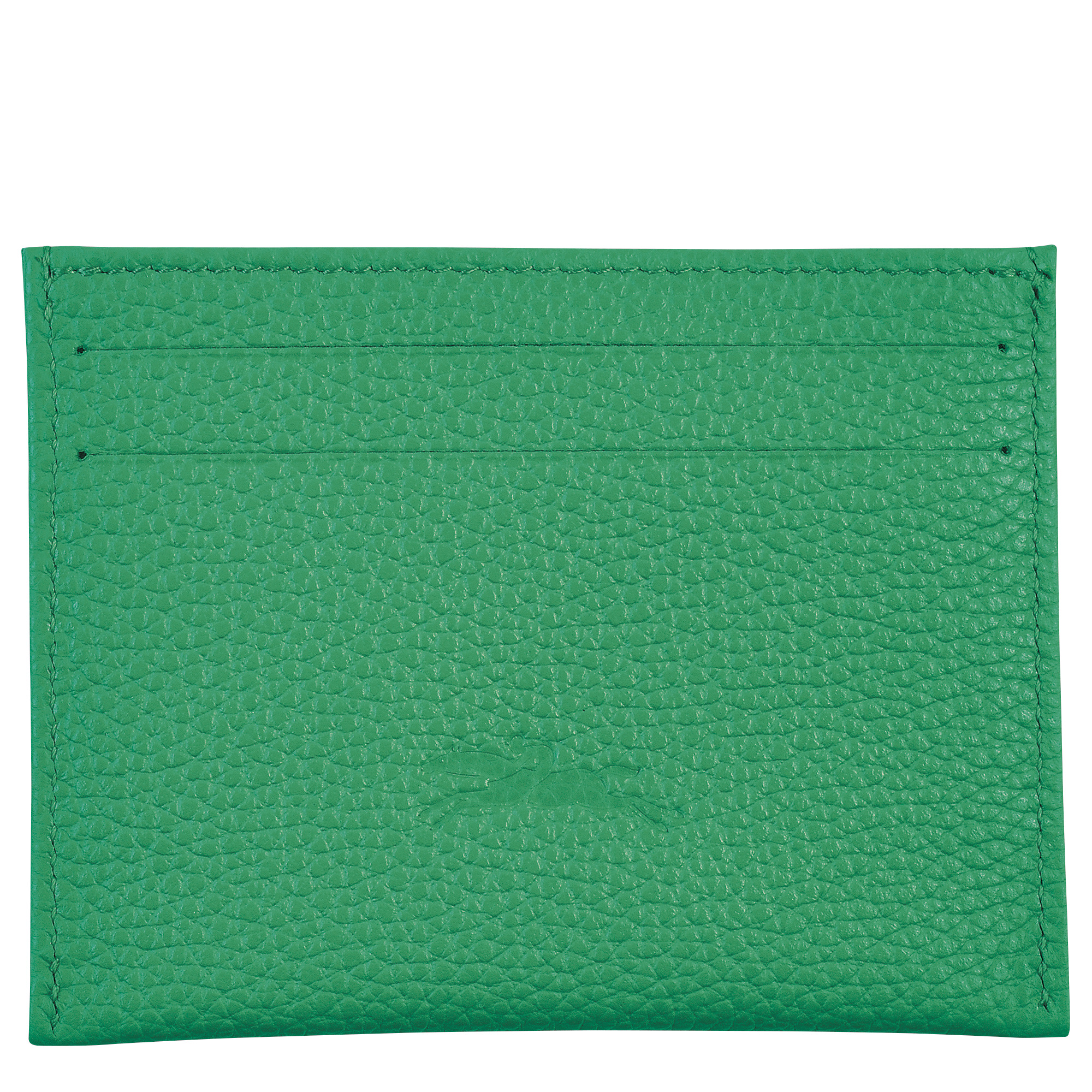 Le Foulonné Cardholder Green - Leather - 2