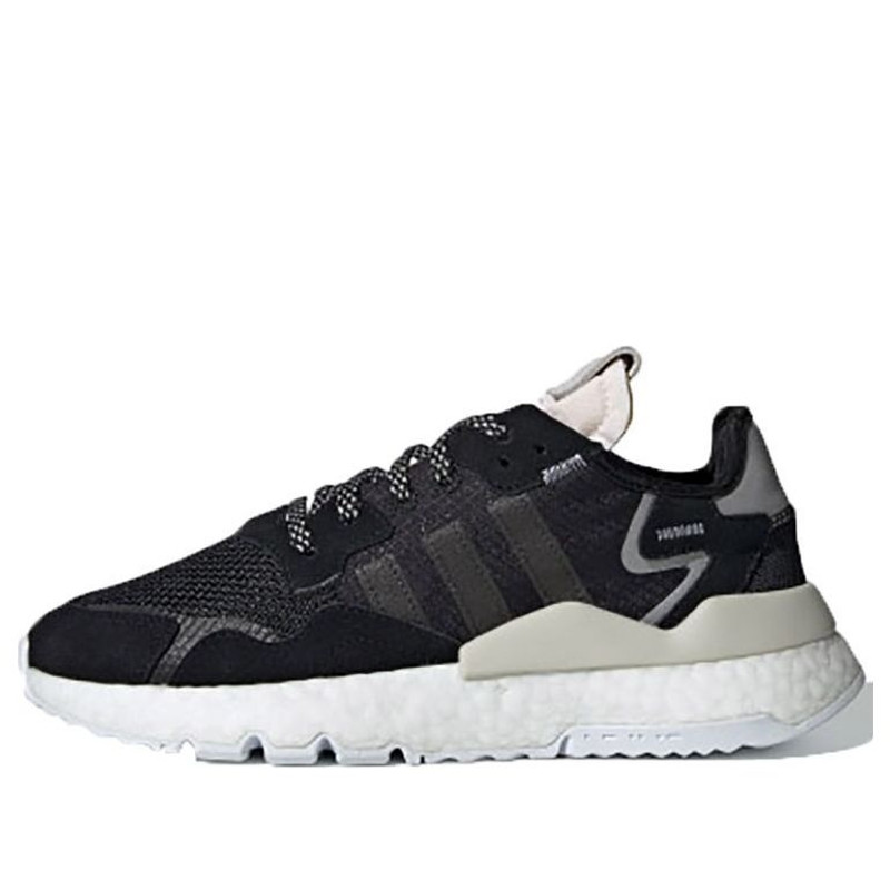 (WMNS) adidas Nite 조거 '핵심 검정' CG6253 - 1