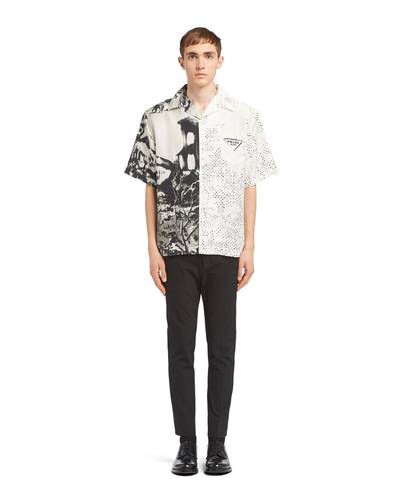 Prada Double Match silk shirt outlook