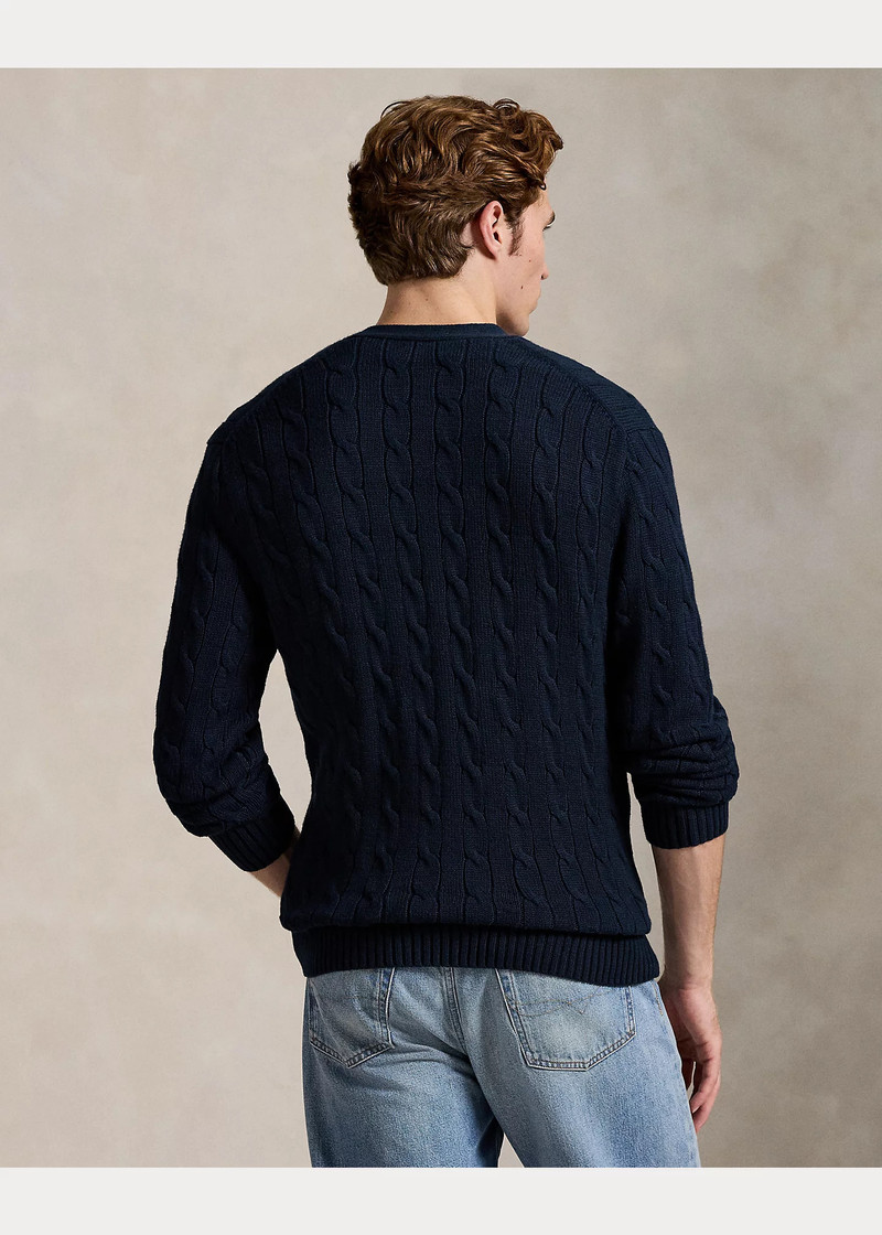 Cable-Knit Cotton Cardigan 4