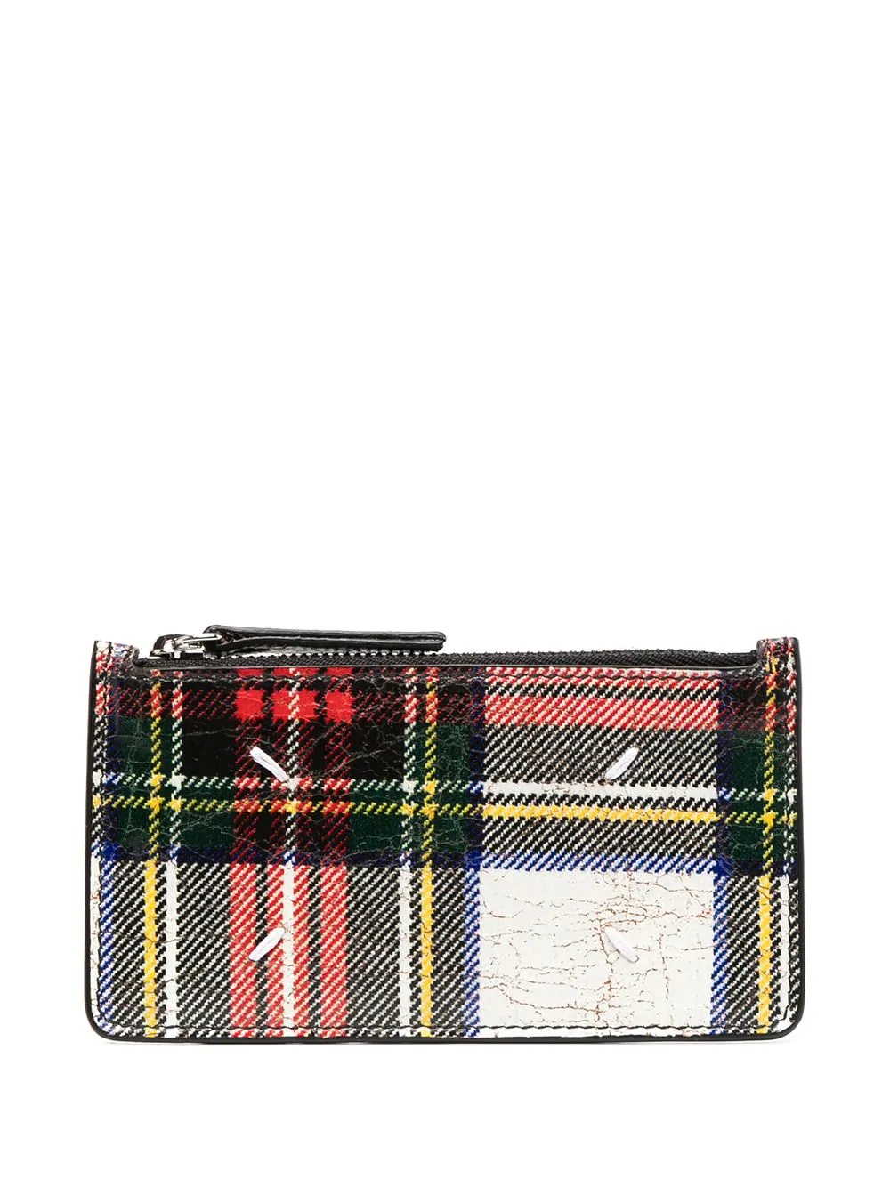 tartan pattern purse - 1