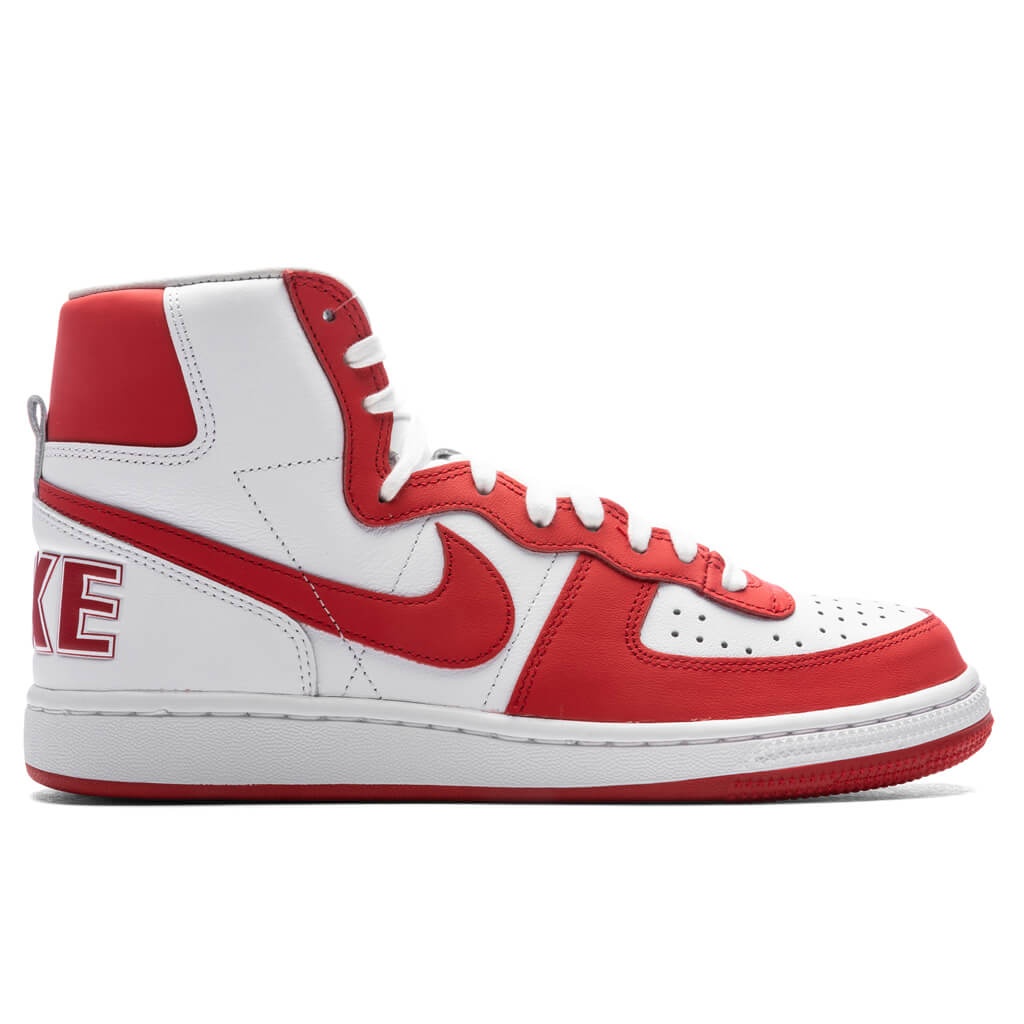 COMME DES GARCONS HOMME PLUS X NIKE TERMINATOR HIGH SP - WHITE/UNIVERSITY RED - 1