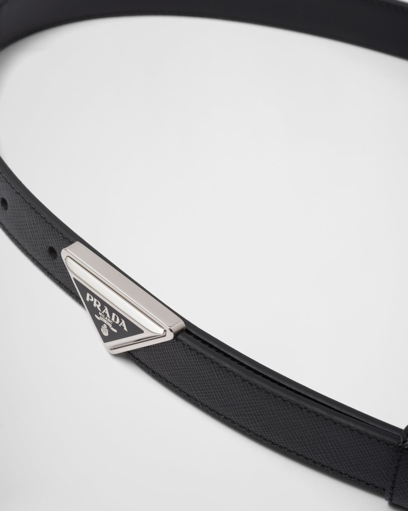 Prada Saffiano leather belt outlook