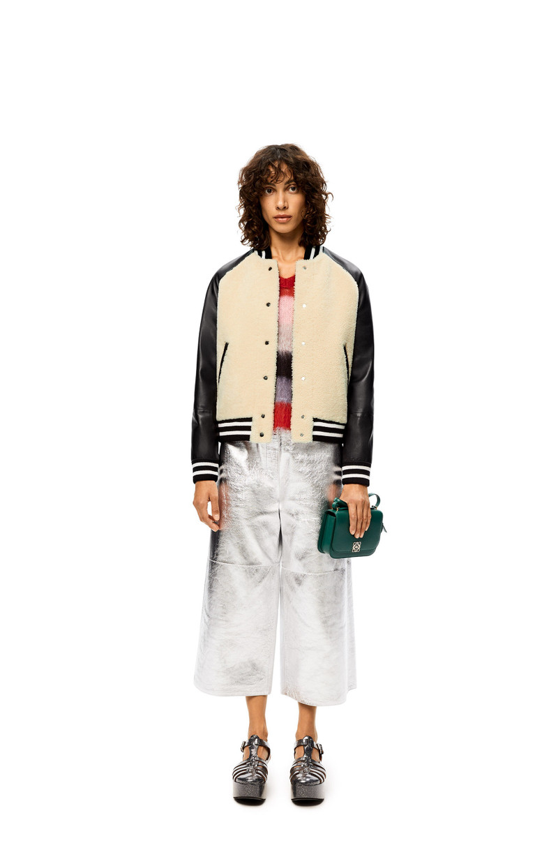 Loewe Bomber jacket in shearling outlook