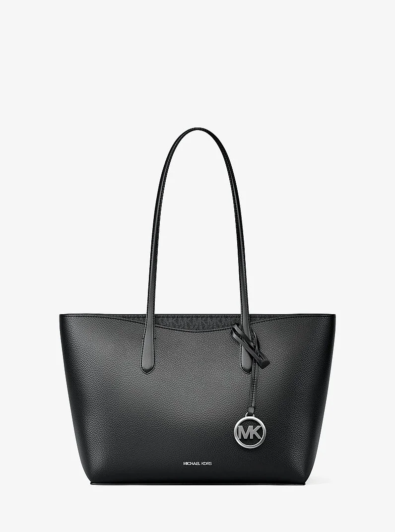 Arden Large Pebbled Leather Tote Bag - 1