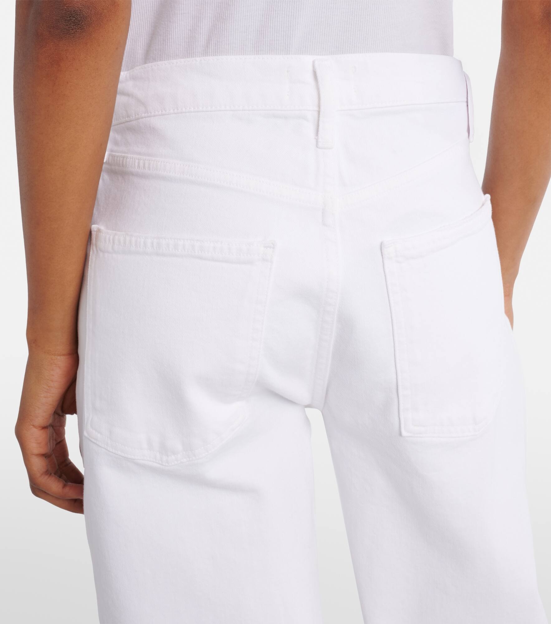 Harper Crop mid-rise wide-leg jeans - 6