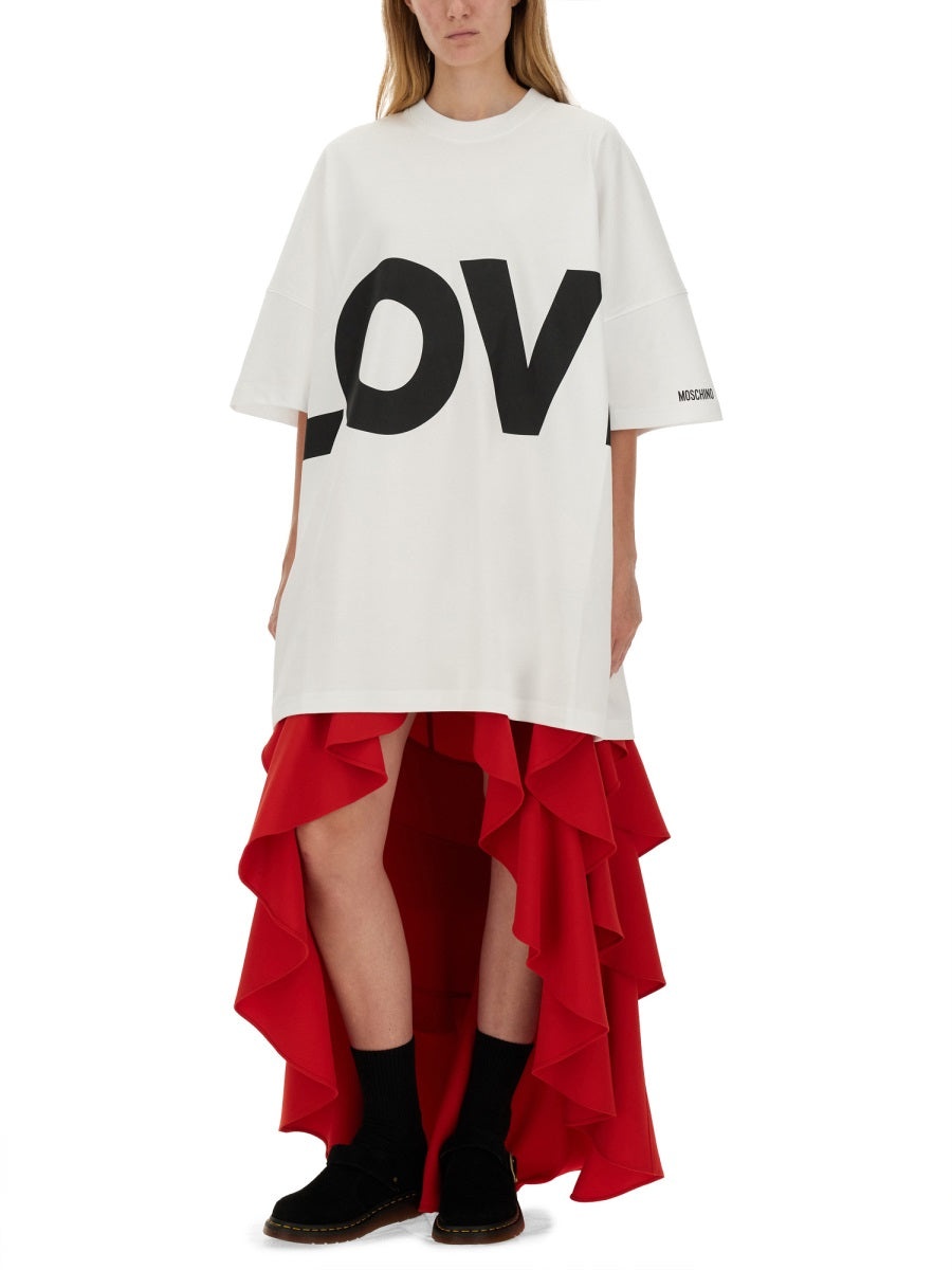 スカート Moschino Crepe Skirt With Ruffles Moschino Moschino Women Crepe Skirt With Ruffles | luosophy