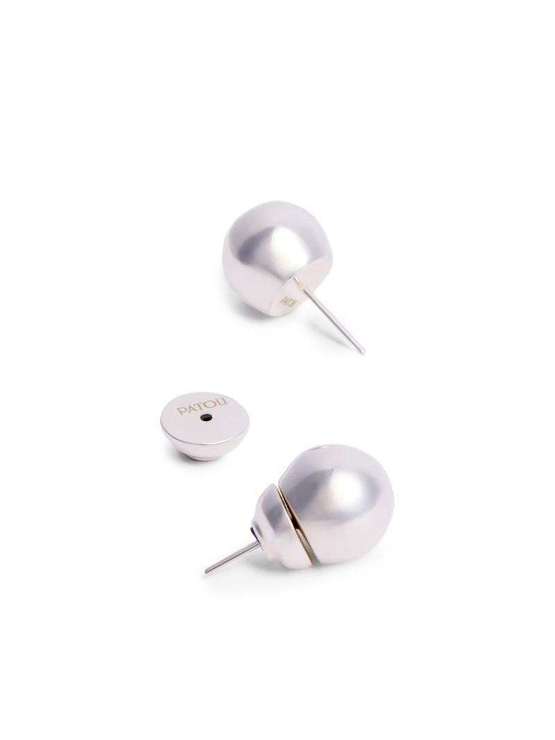 PATOU Mercury stud earrings outlook