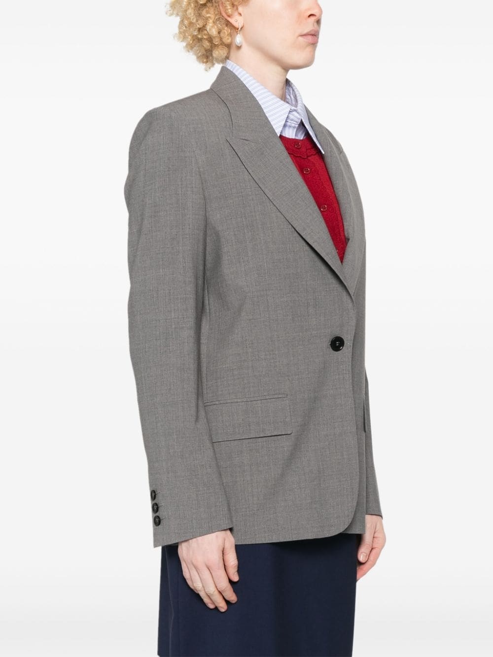 Classic jacket with button - 3