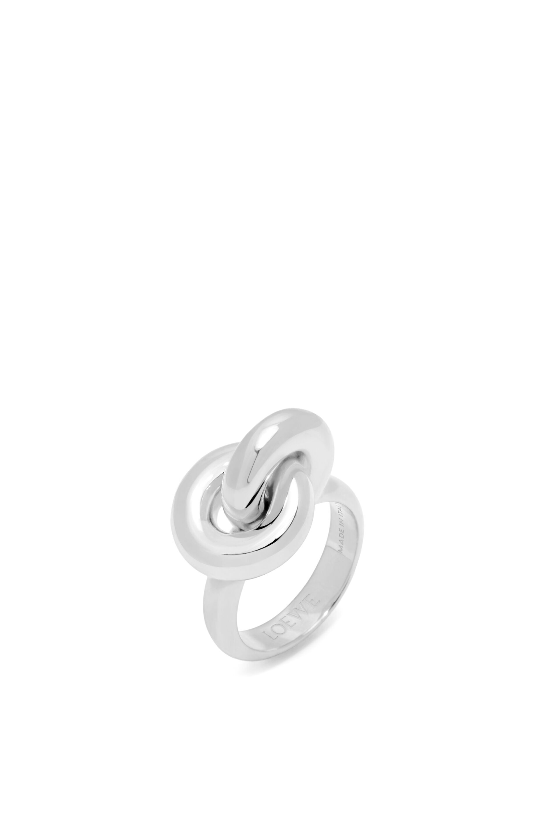 Donut link ring in sterling silver - 3