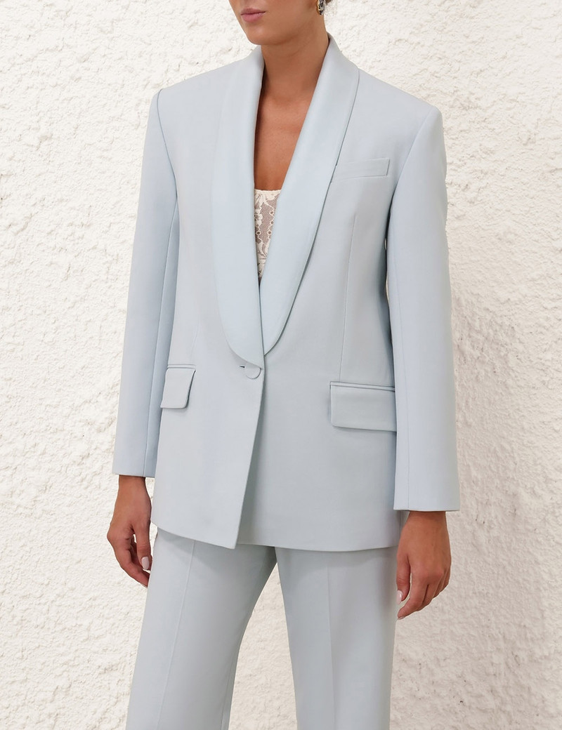 Zimmermann ILLUMINATE SHAWL TUX JACKET outlook