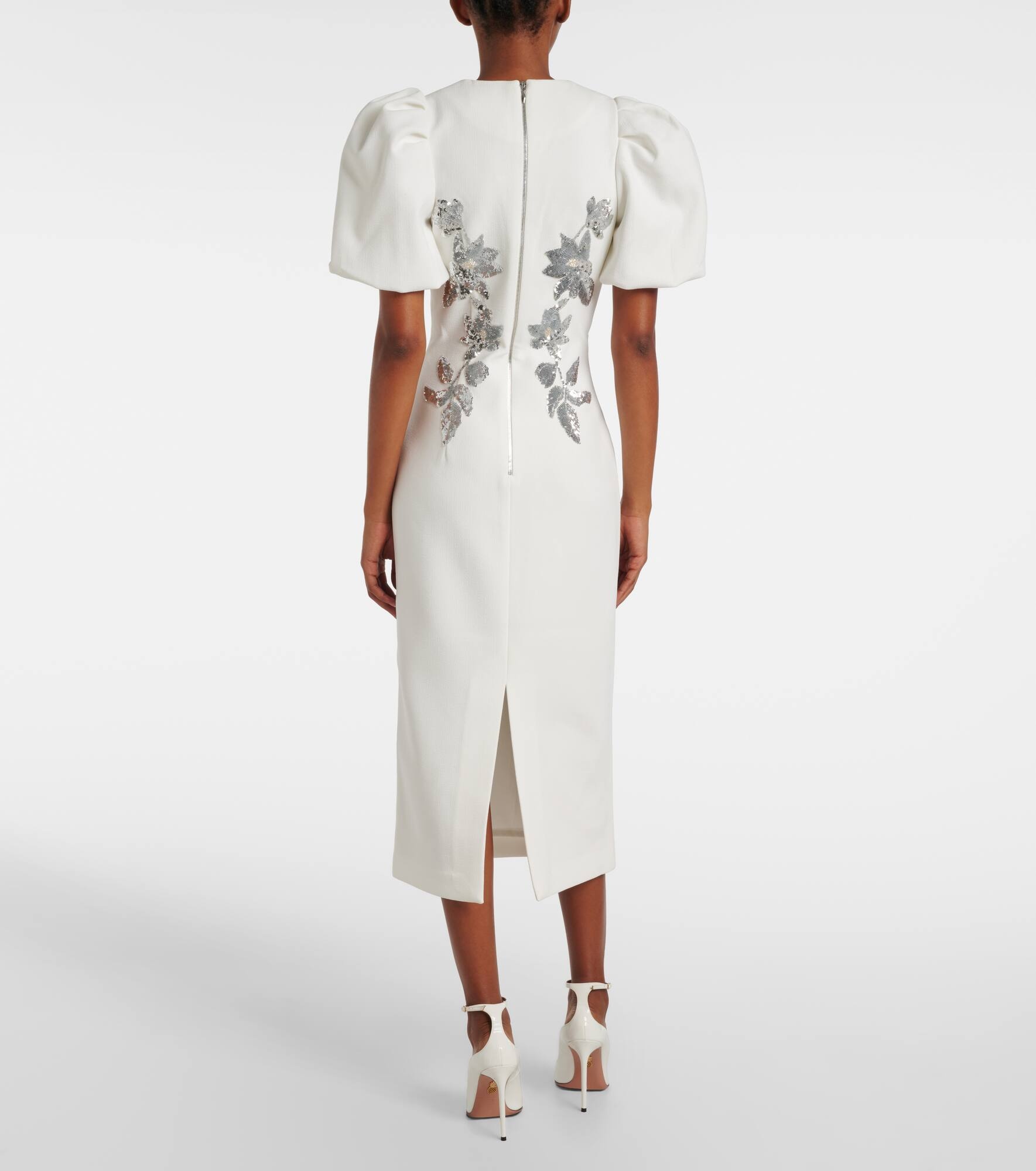 Bridal Lucilla embellished midi dress - 3