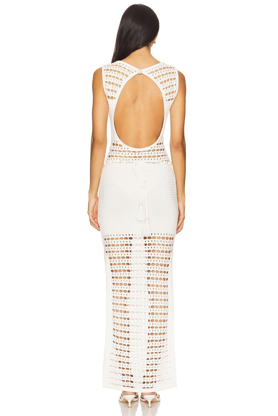 Kylan Knit Crochet Dress - 4