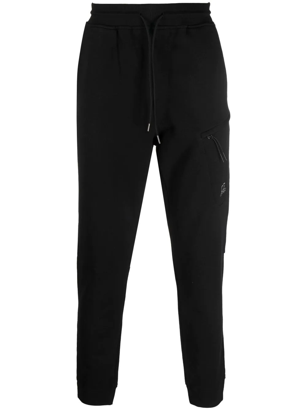 cotton logo-embroidered track-pants - 1