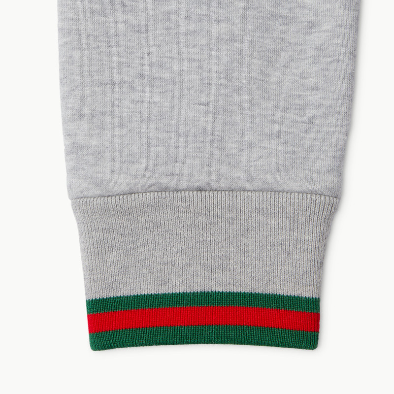 Cotton jersey cardigan with Web 5