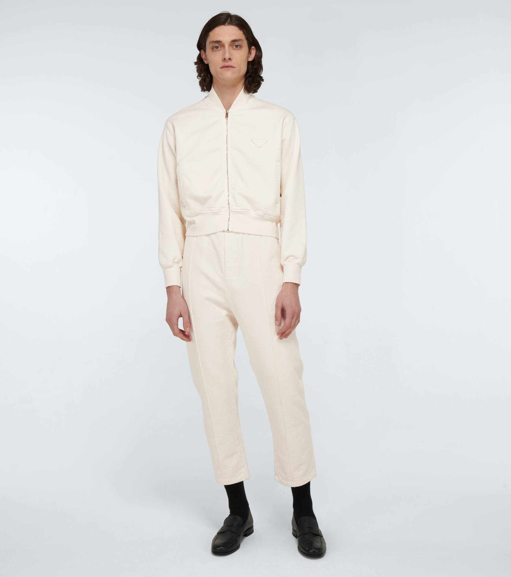Garment-dyed cotton bomber jacket - 2
