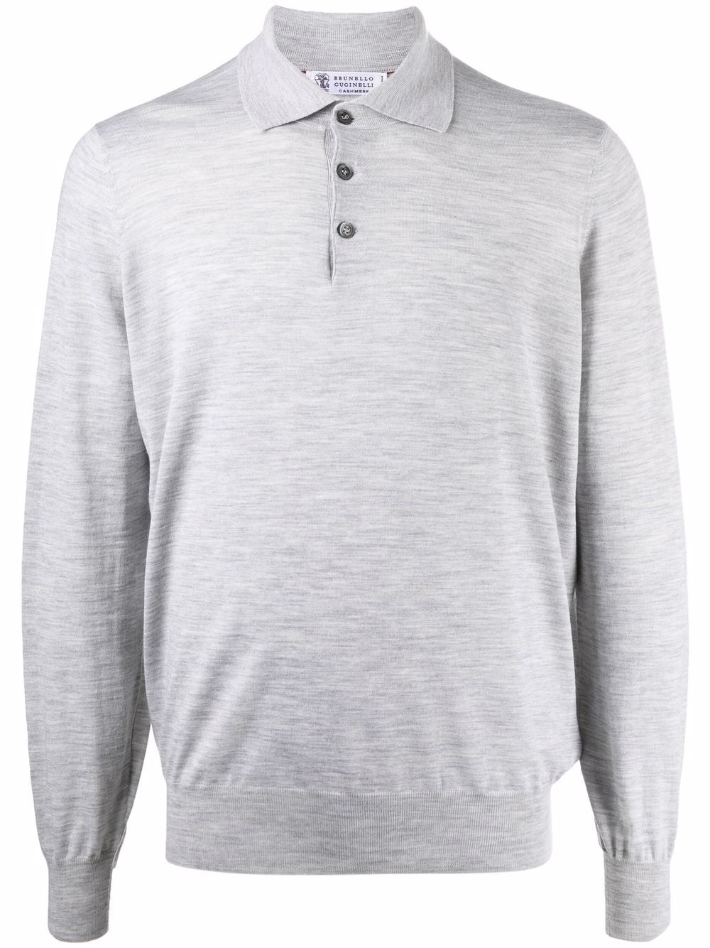 long-sleeved polo shirt - 1