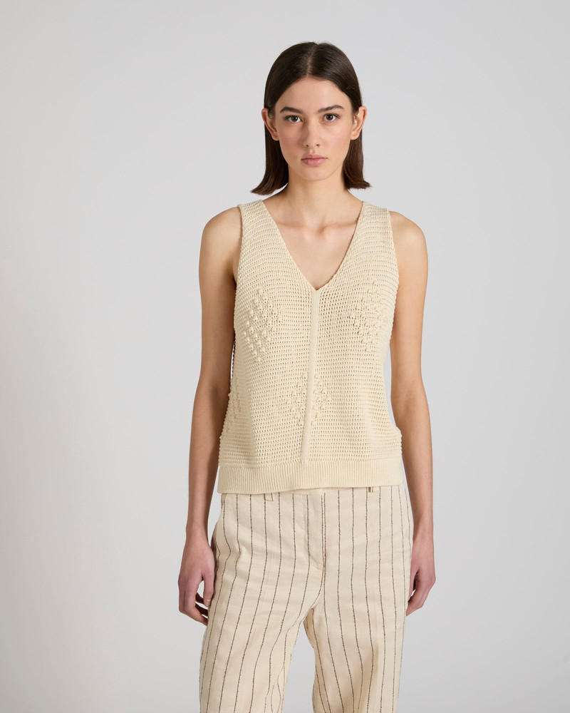 SLOWEAR Slim fit cotton vest top outlook