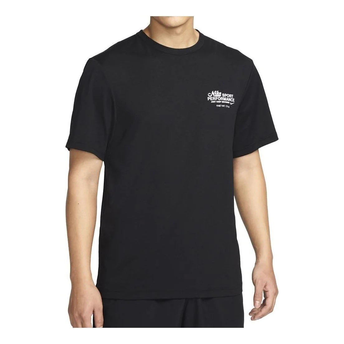 Nike Dri-Fit UV Hyverse Fitness T-Shirt 'Black' FN3280-010 - 1