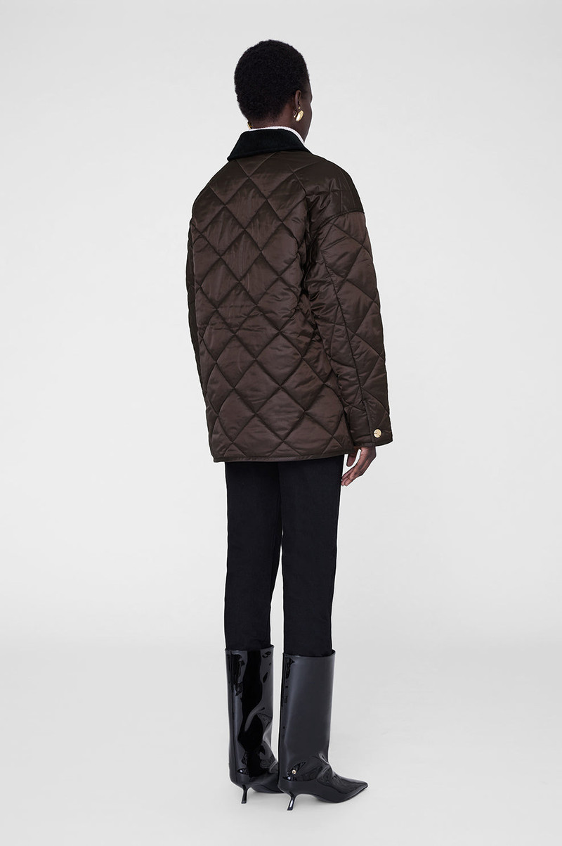 Luca Padded Jacket - Deep Brown 3