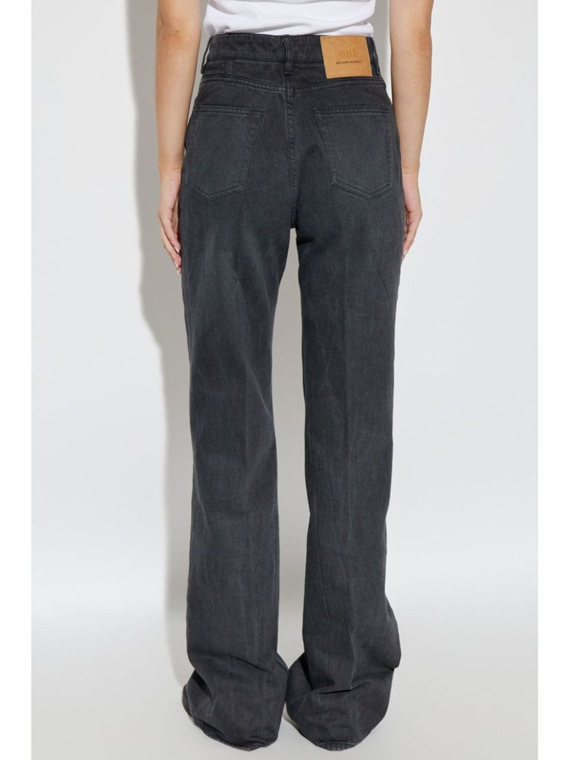 cotton wide-leg jeans 4