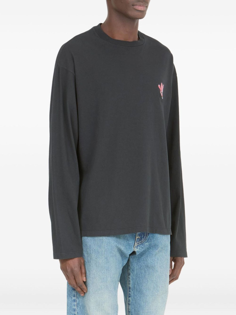 floral-print long-sleeve T-shirt 4
