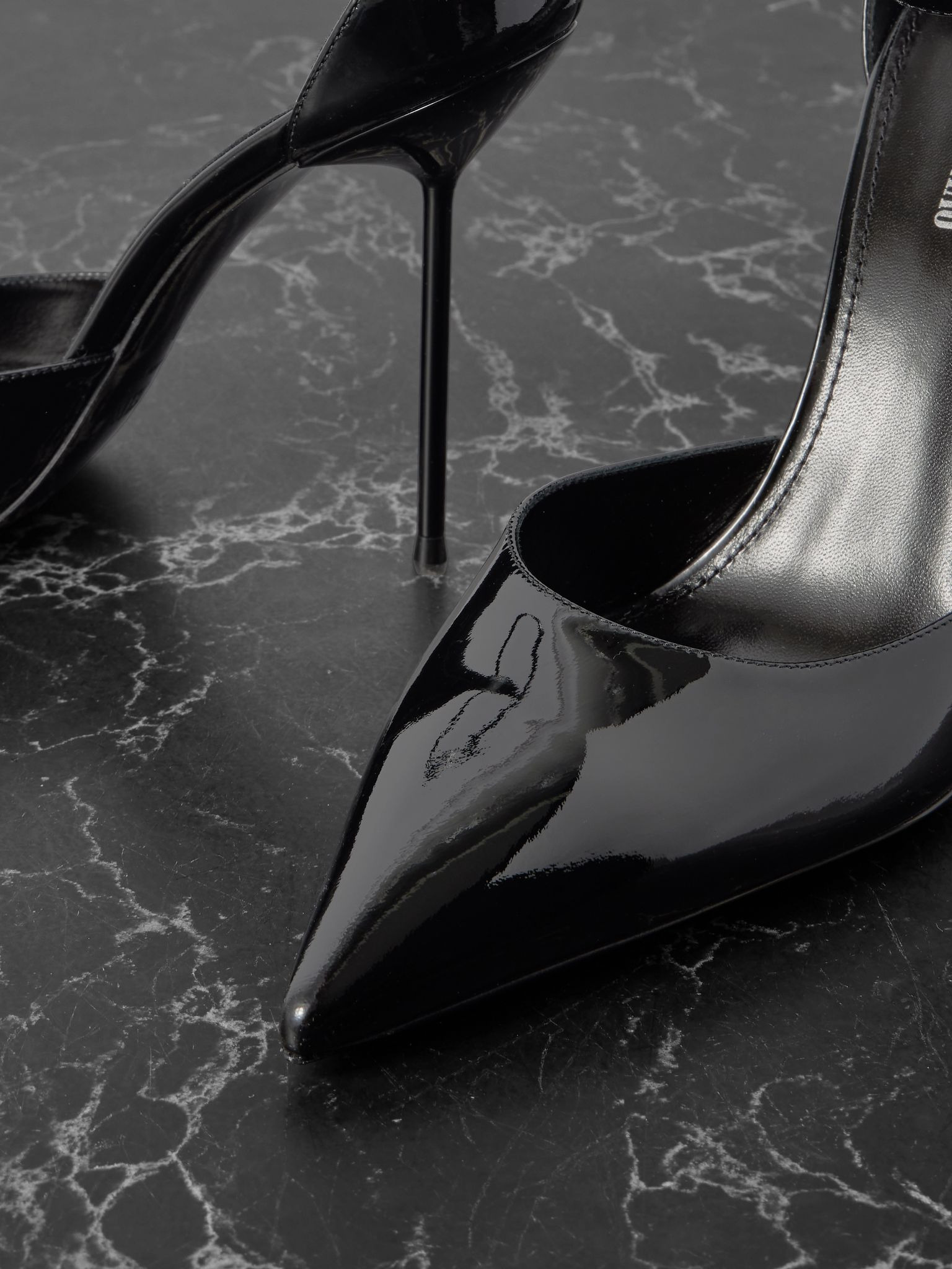 Lidia patent-leather pumps Black - 4